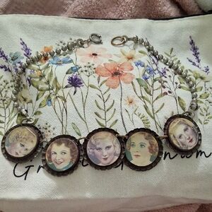 Vintage Style Portrait Necklace